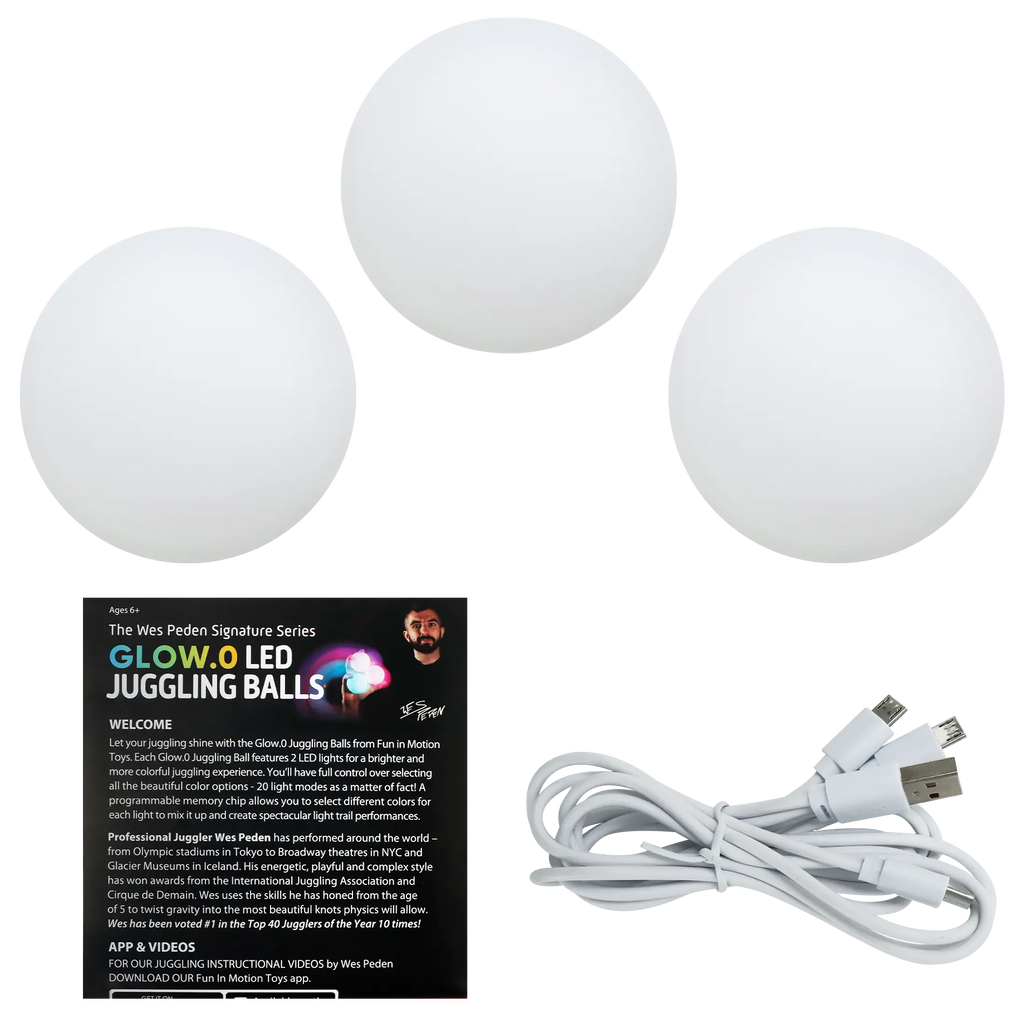 Wes Peden Glow.0 Juggling Balls - Fun Pick