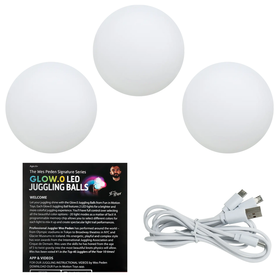 Wes Peden Glow.0 Juggling Balls - Fun Pick