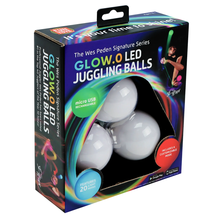 Wes Peden Glow.0 Juggling Balls - Light Play