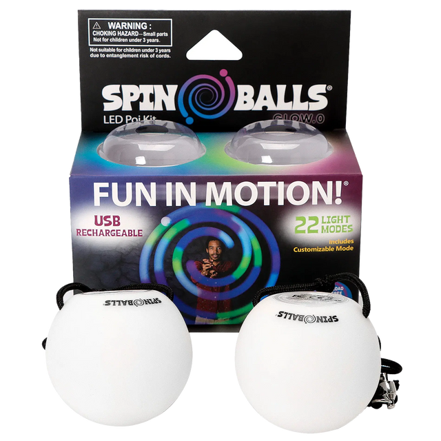 Glow. 0 LED Rechargeable Poi Set - Glow Skill