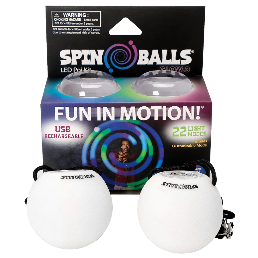 Glow. 0 LED Rechargeable Poi Set - Fun Pick